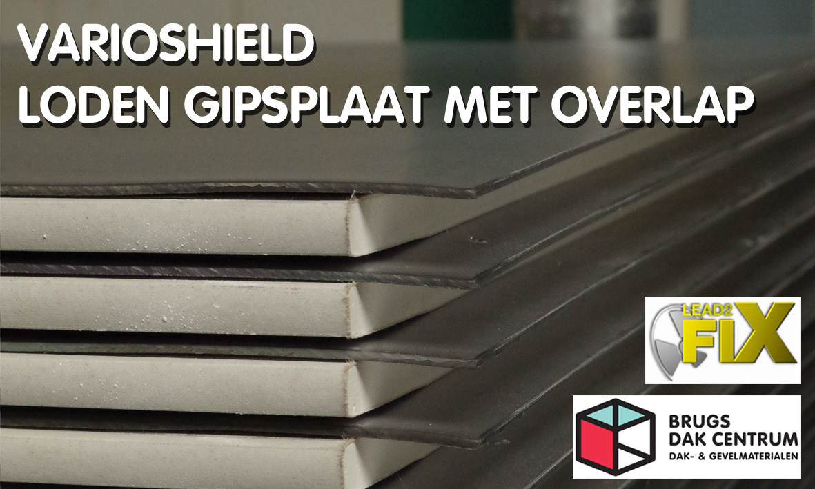 VarioShield gipsplaat met loden overlap